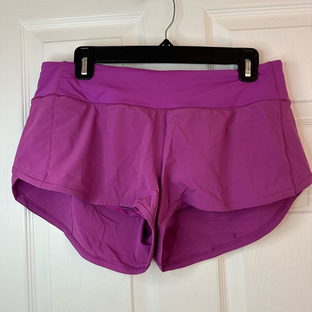 lululemon speed up shorts 2.5”- NEW WITH TAGS